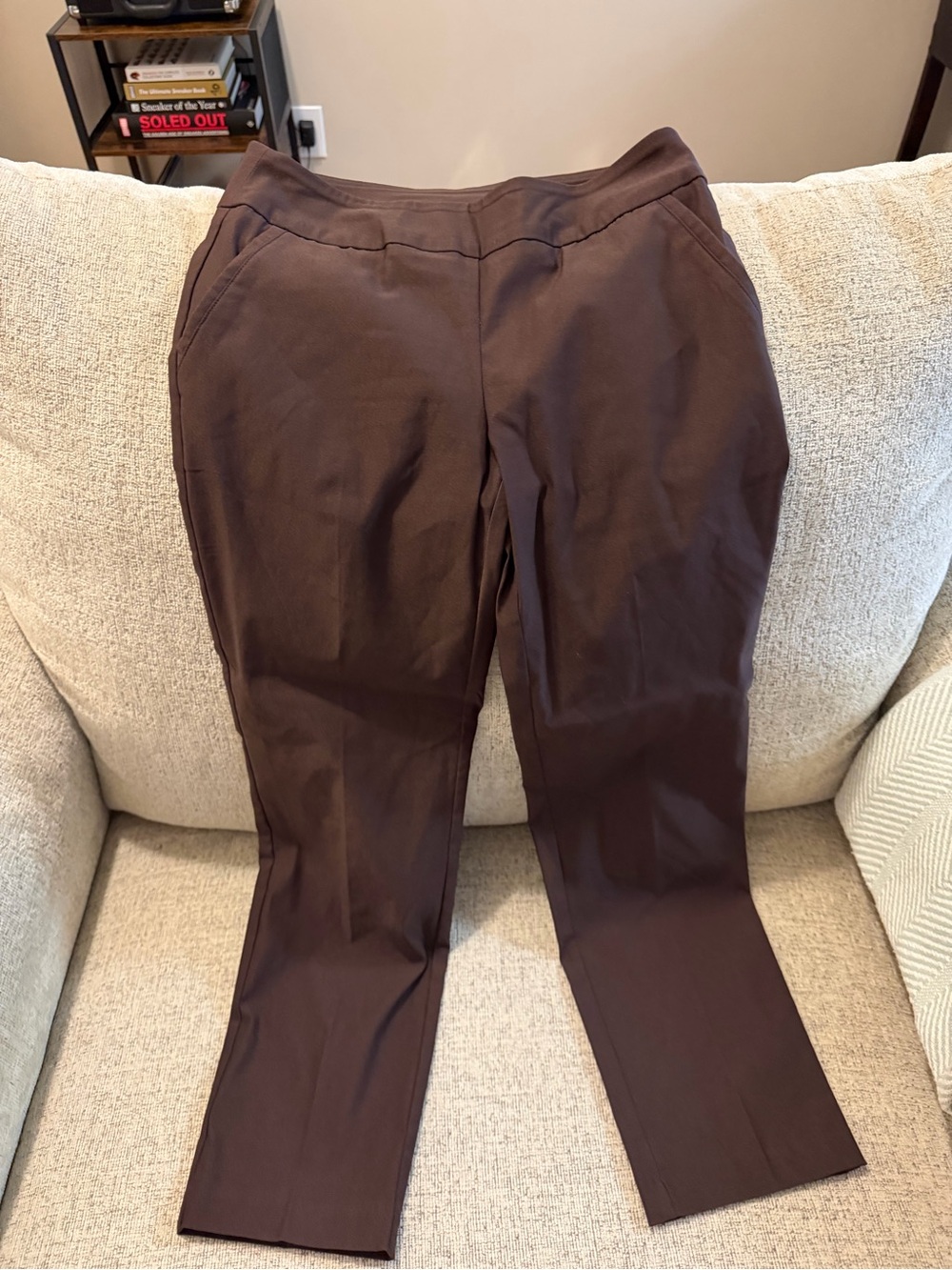 Allison Daley brown pants in a 6PR. #workwear